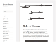 Tablet Screenshot of dragon-swords.com